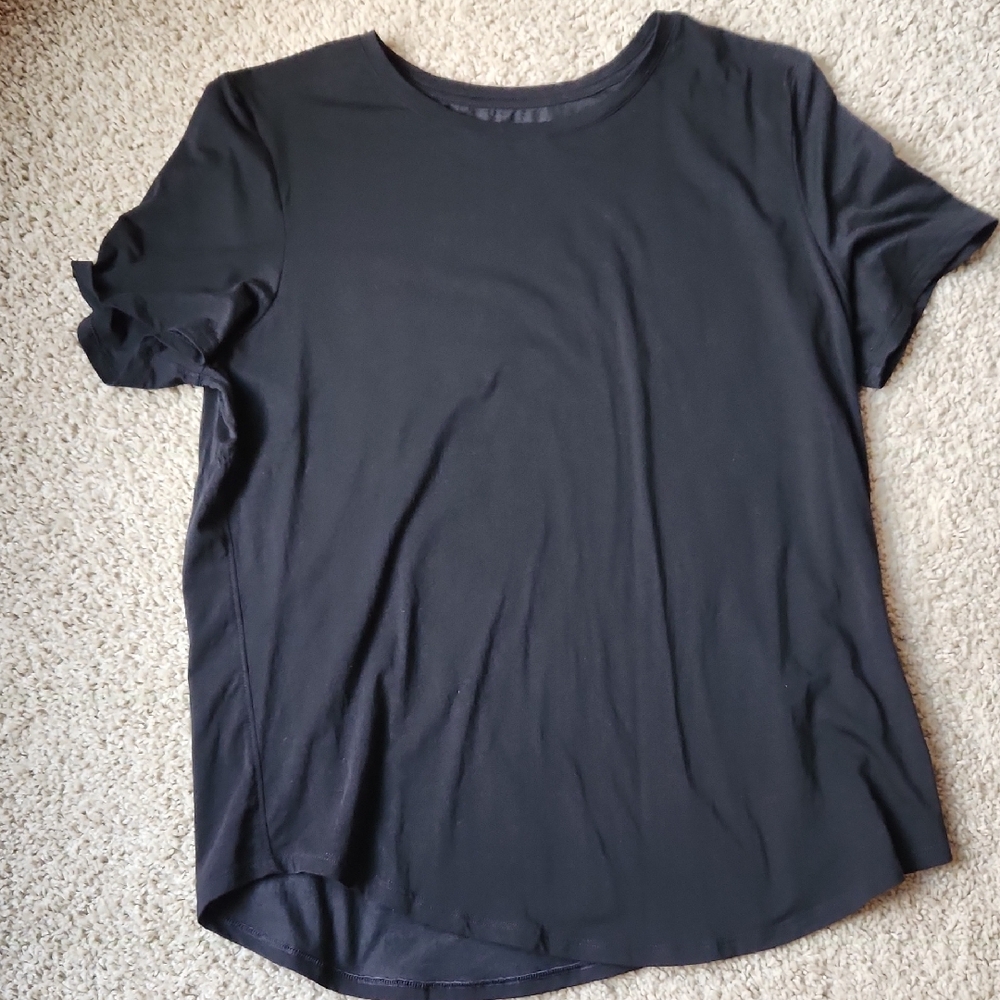 CRZ YOGA Black Short Sleeve Tee